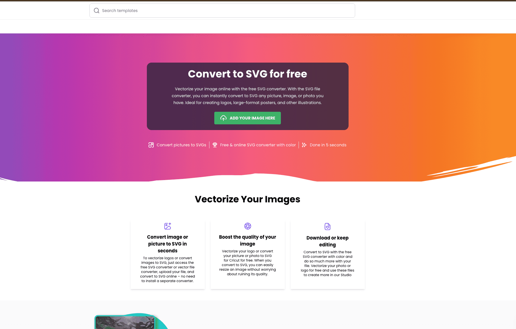 Creative Fabrica PNG to SVG Converter logo