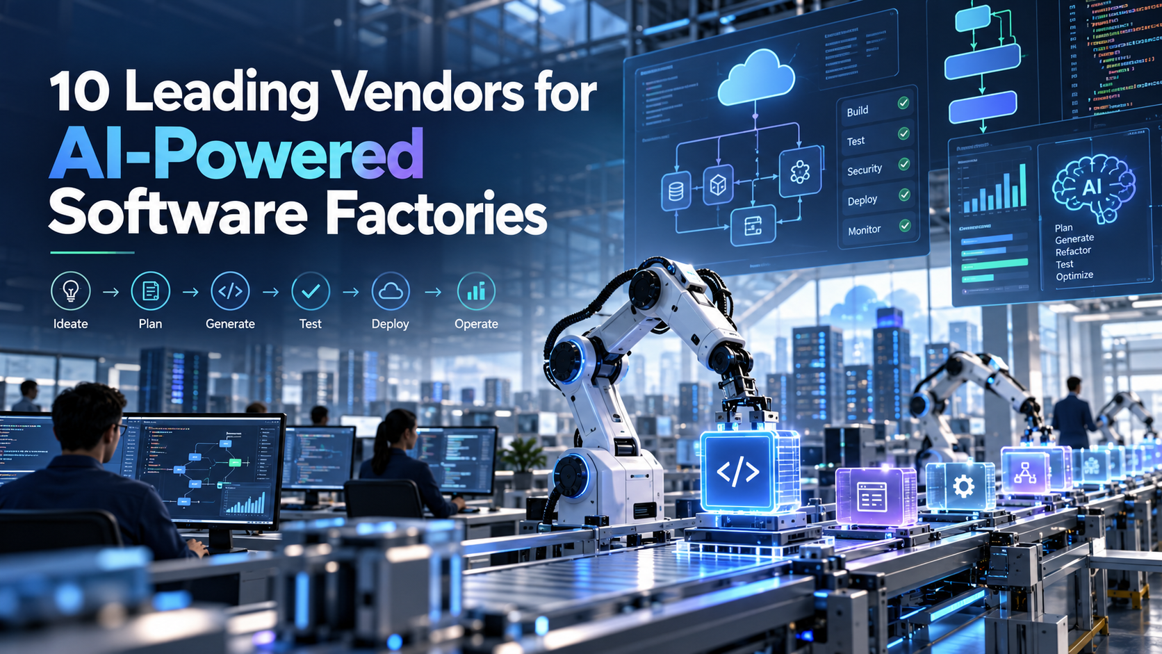 10 Leading Vendors for AI-Powered Software Factories