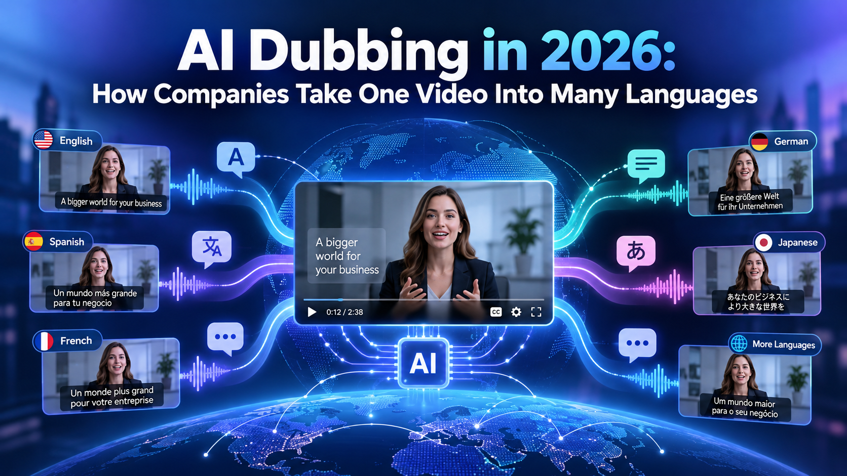 AI Dubbing in 2026: How Companies Take One Video Into Many Languages