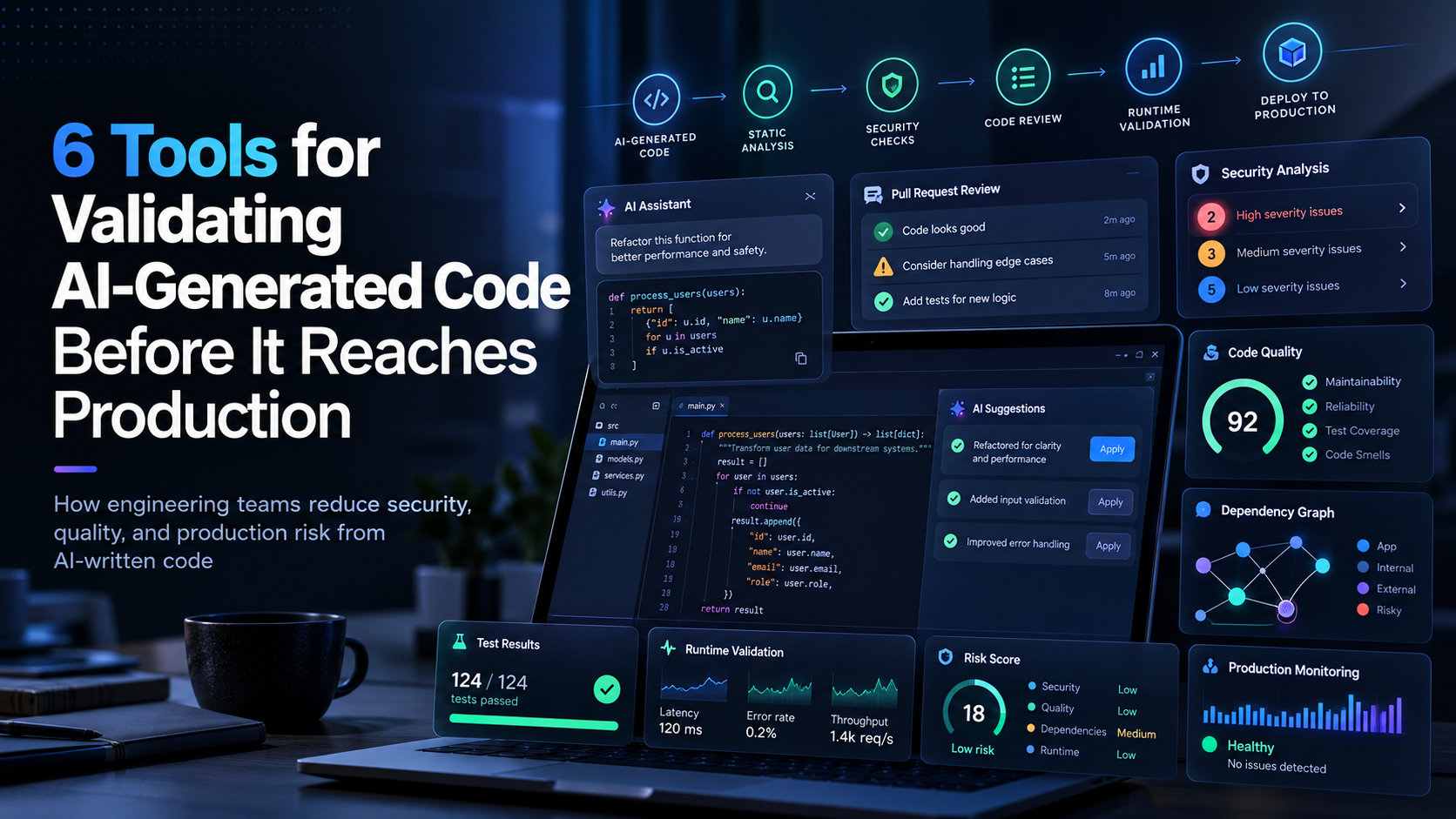 6 Tools for Validating AI-Generated Code Before It Reaches Production