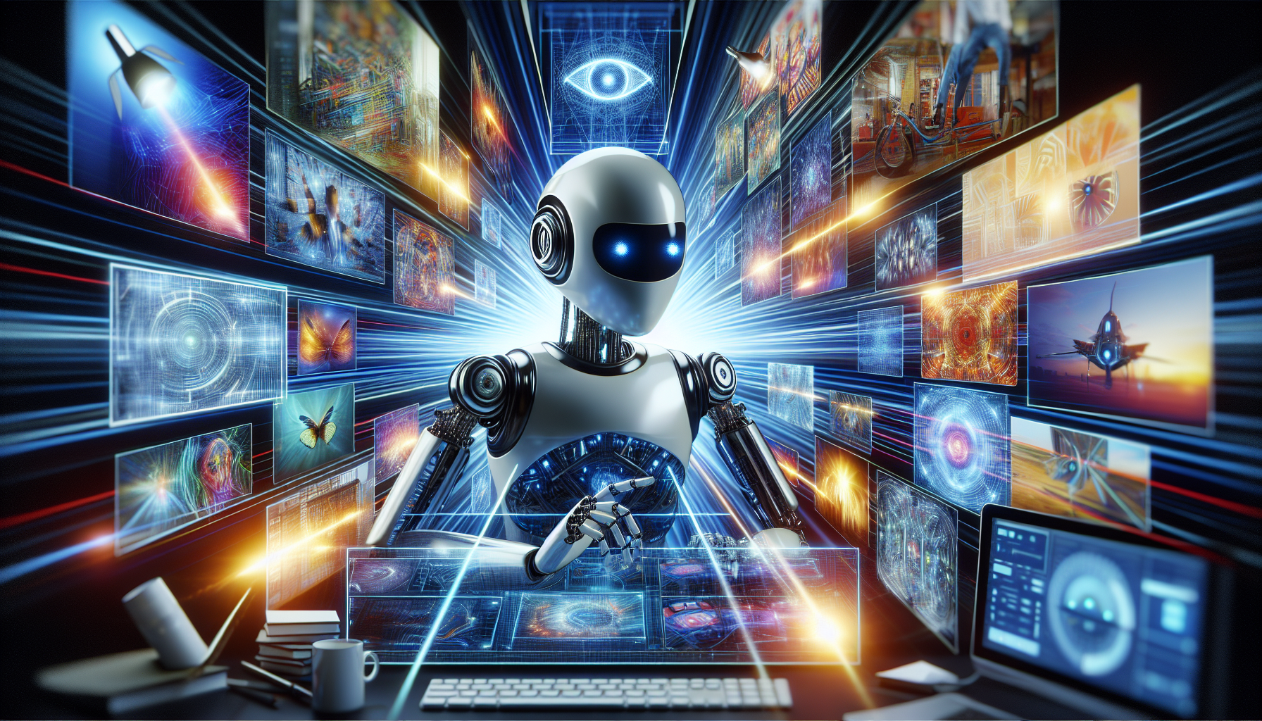 Practical applications of AI image generators