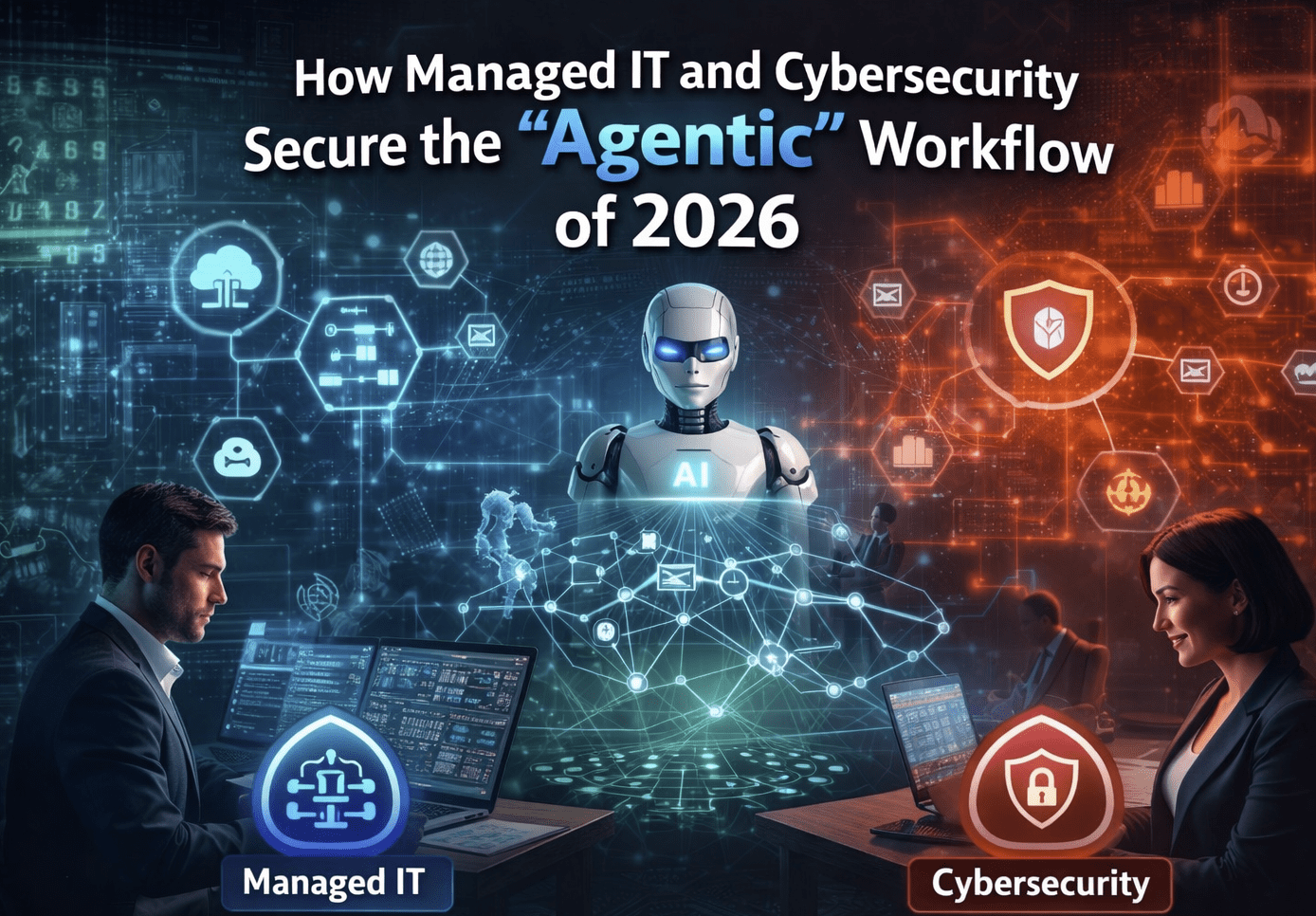 How Managed IT and Cybersecurity Secure the "Agentic" Workflow of 2026