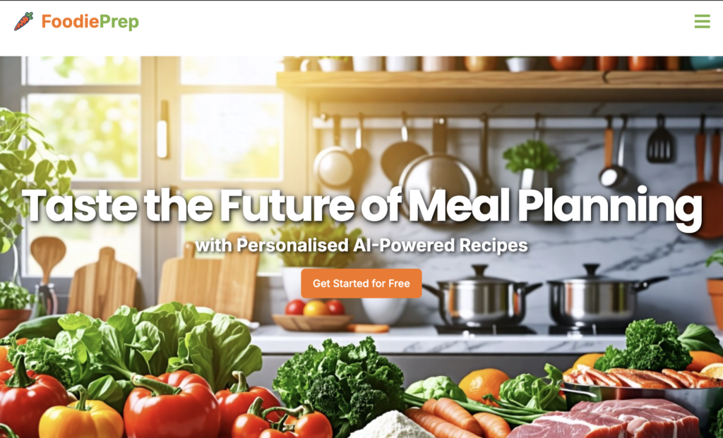 FoodiePrep screenshot