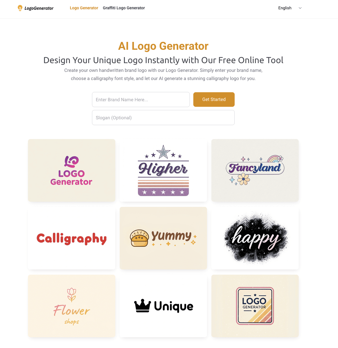 AI Logo Generator screenshot