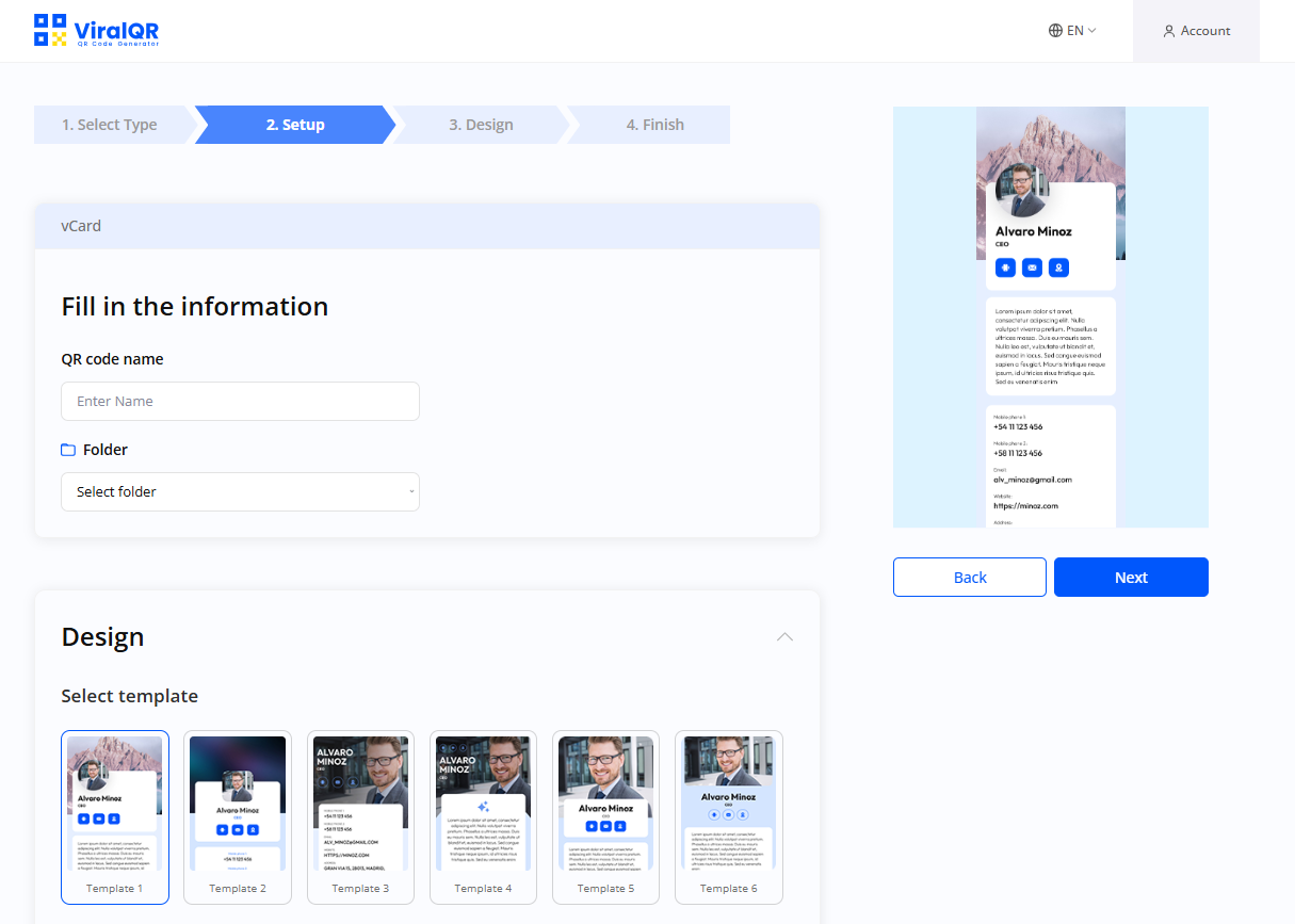 ViralQR screenshot