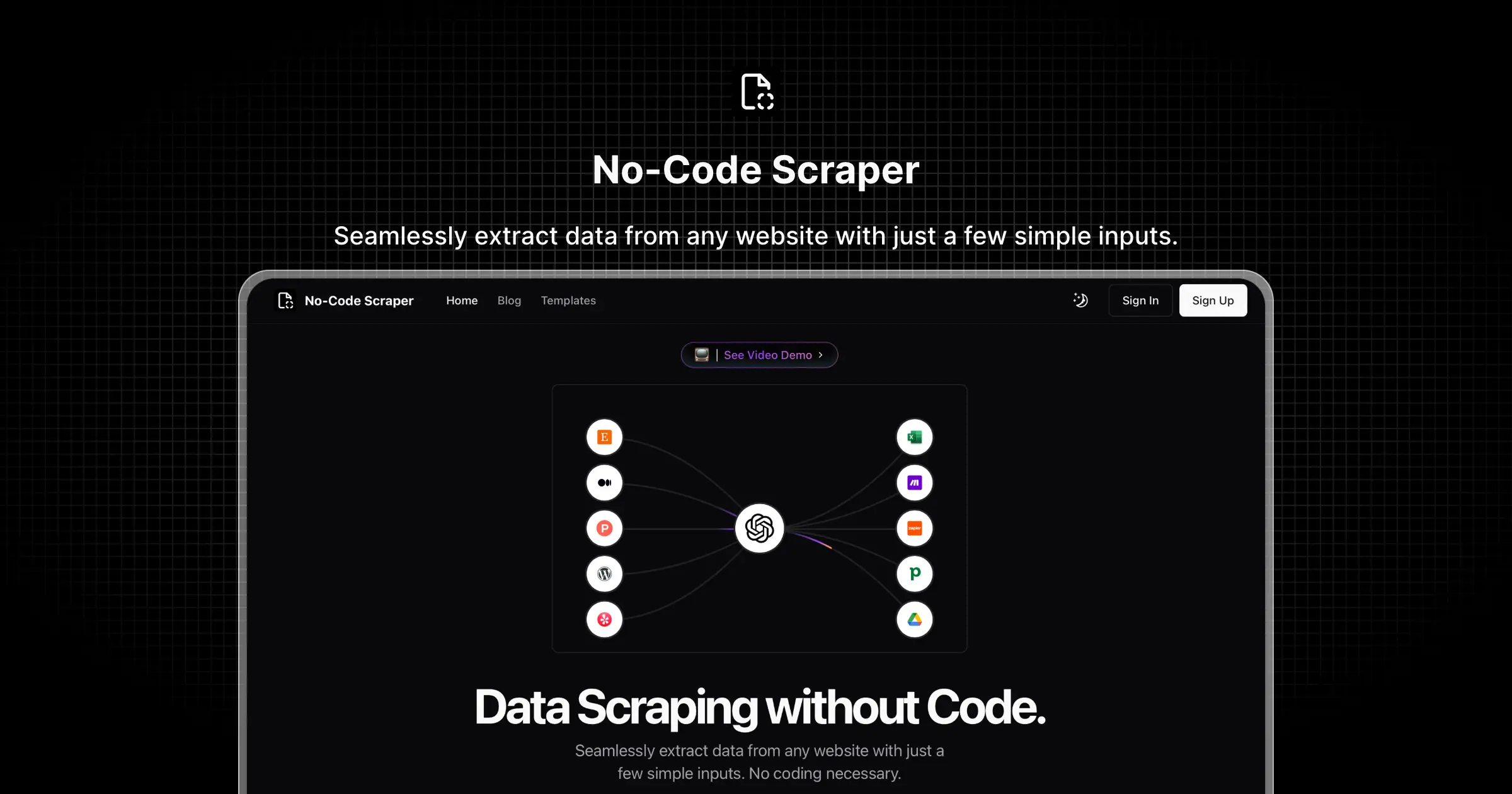 No-Code Scraper screenshot
