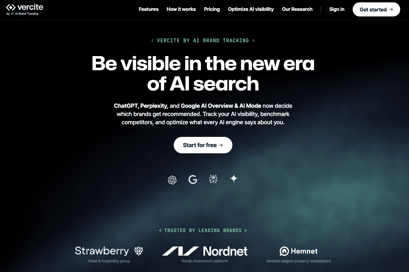 Vercite screenshot