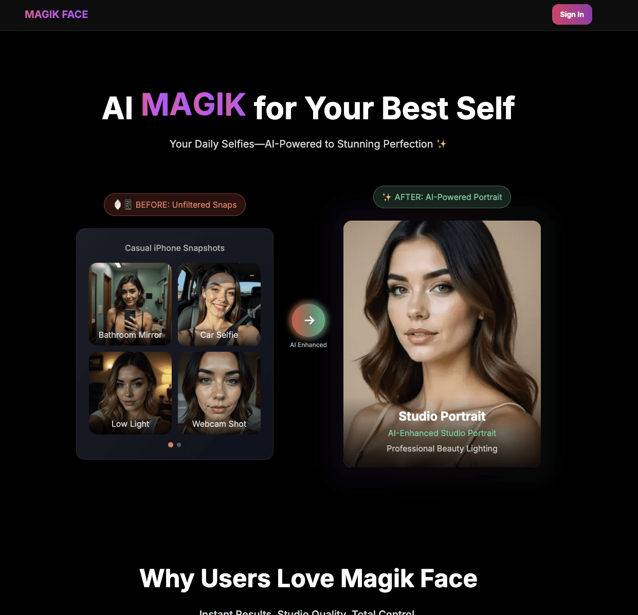 Magik Face screenshot