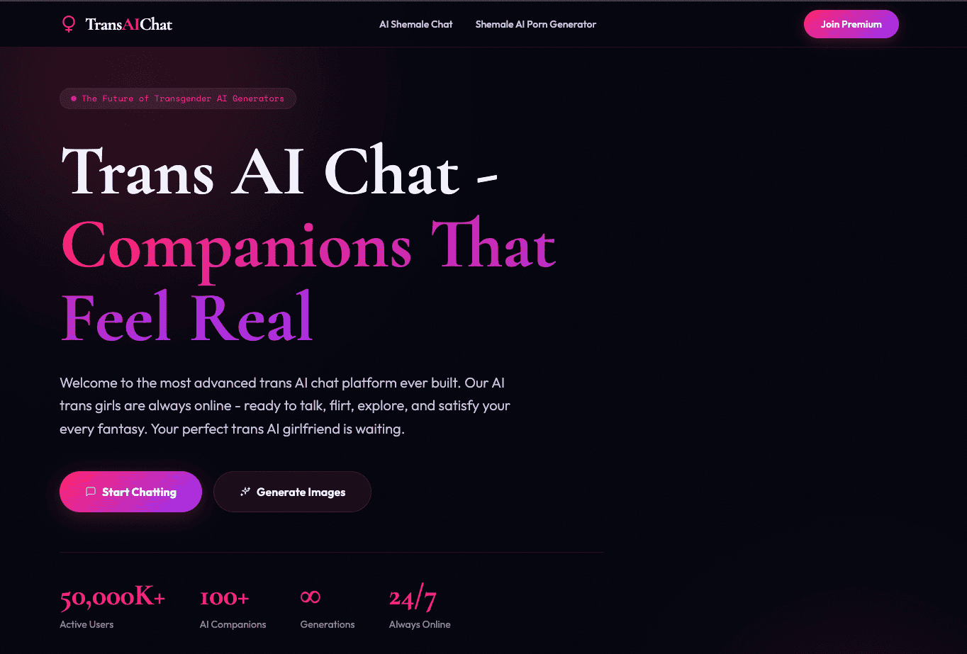 Trans AI Chat screenshot