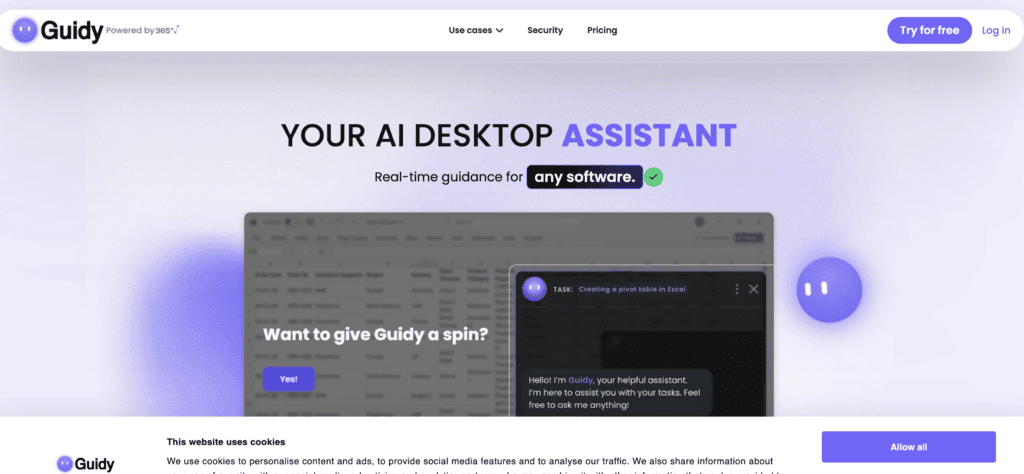 Guidy screenshot