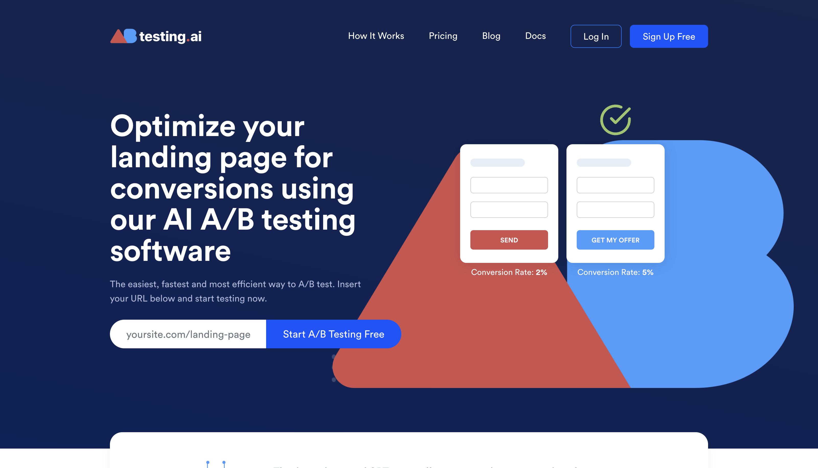 ABtesting.ai screenshot