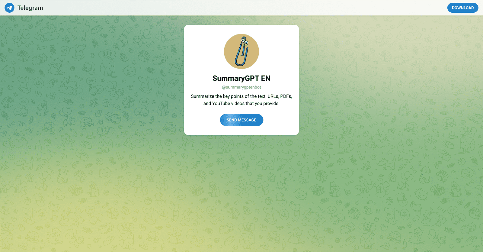 SummaryGPT screenshot