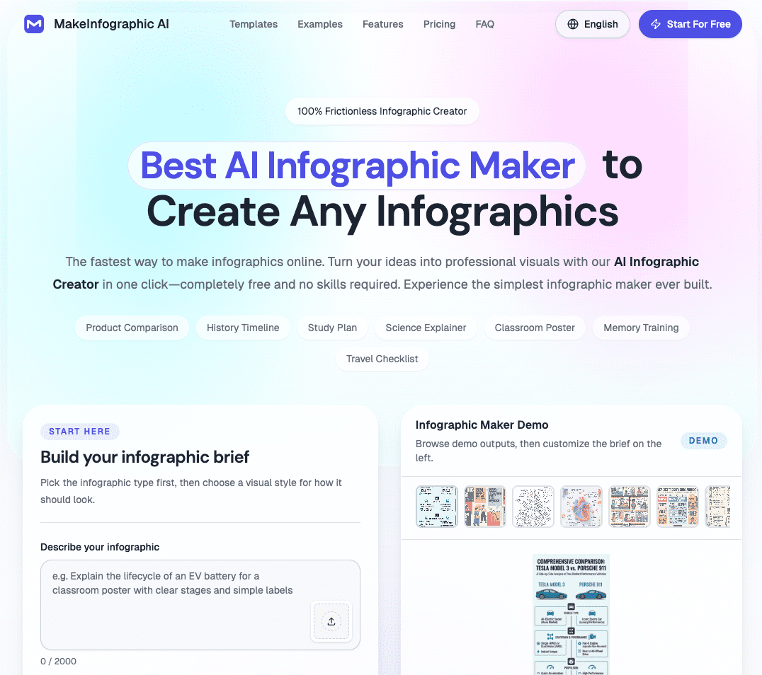 Make Infographic AI screenshot