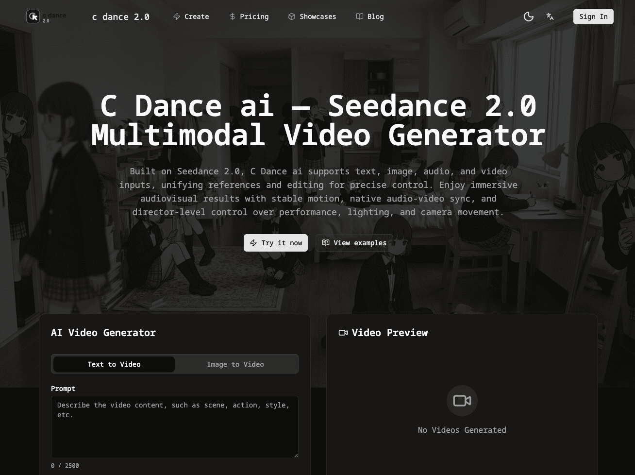 C Dance AI screenshot