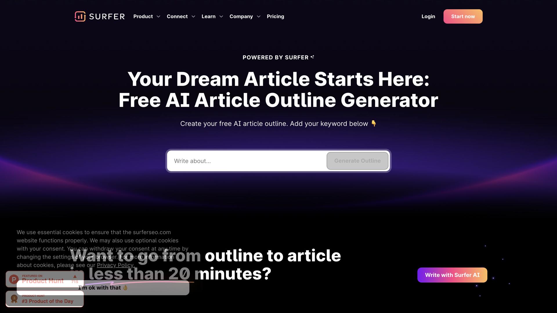Free Article Outline Generator screenshot