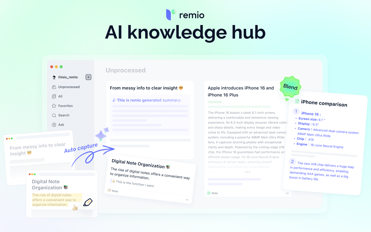 remio: AI Note Taker screenshot