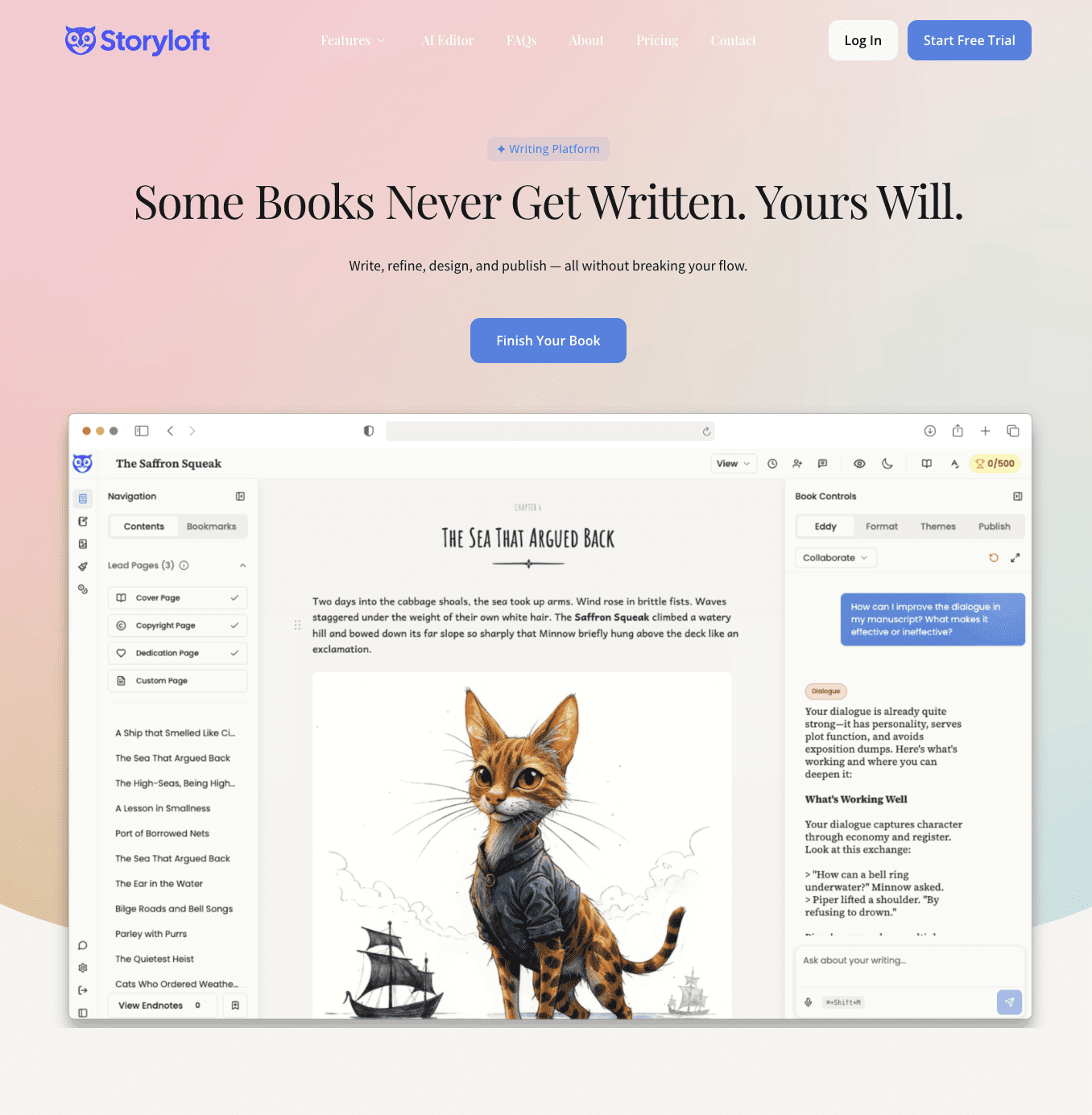 Storyloft screenshot