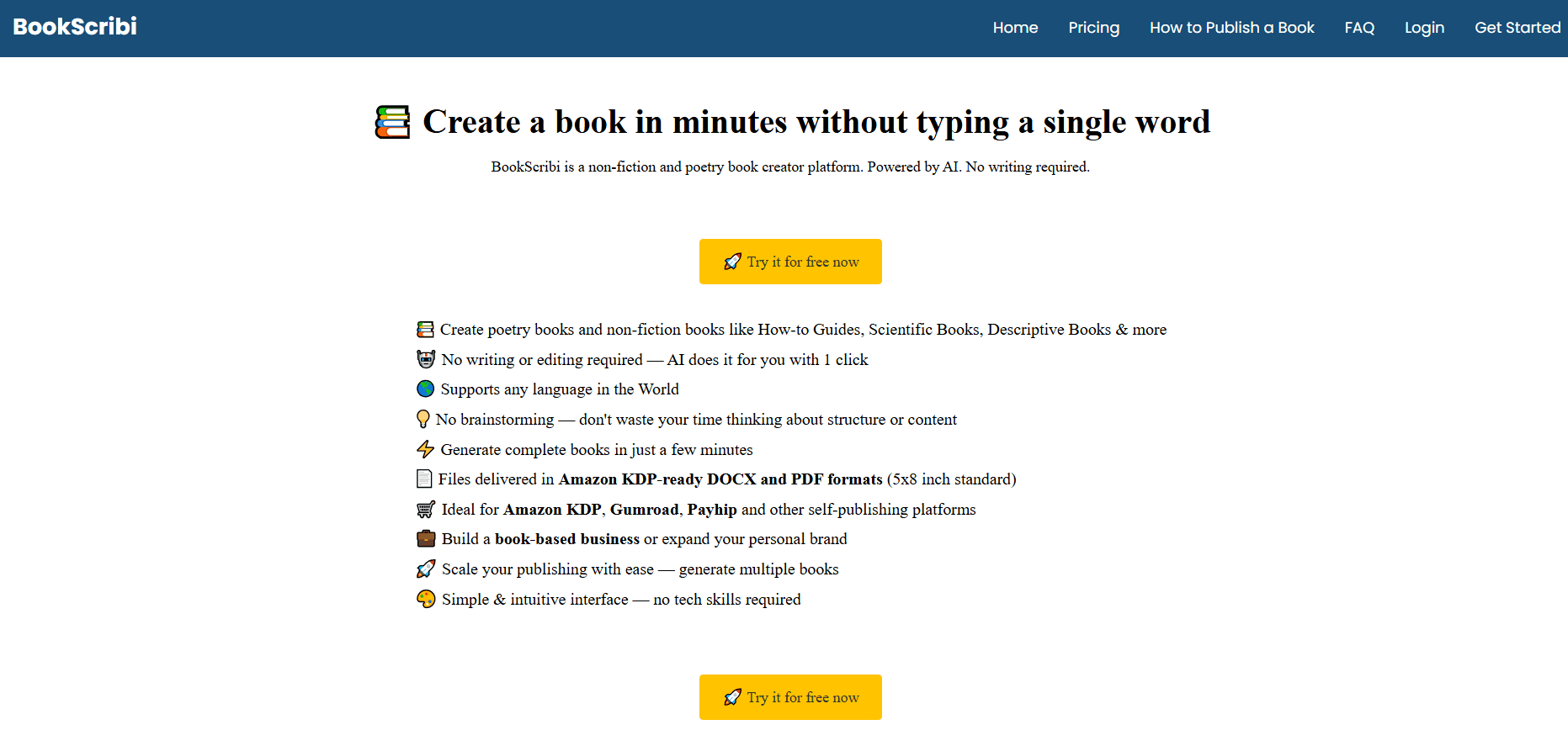 BookScribi screenshot