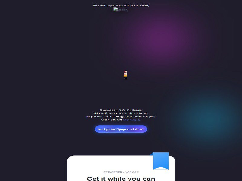 This Wallpaper Does Not Exist screenshot