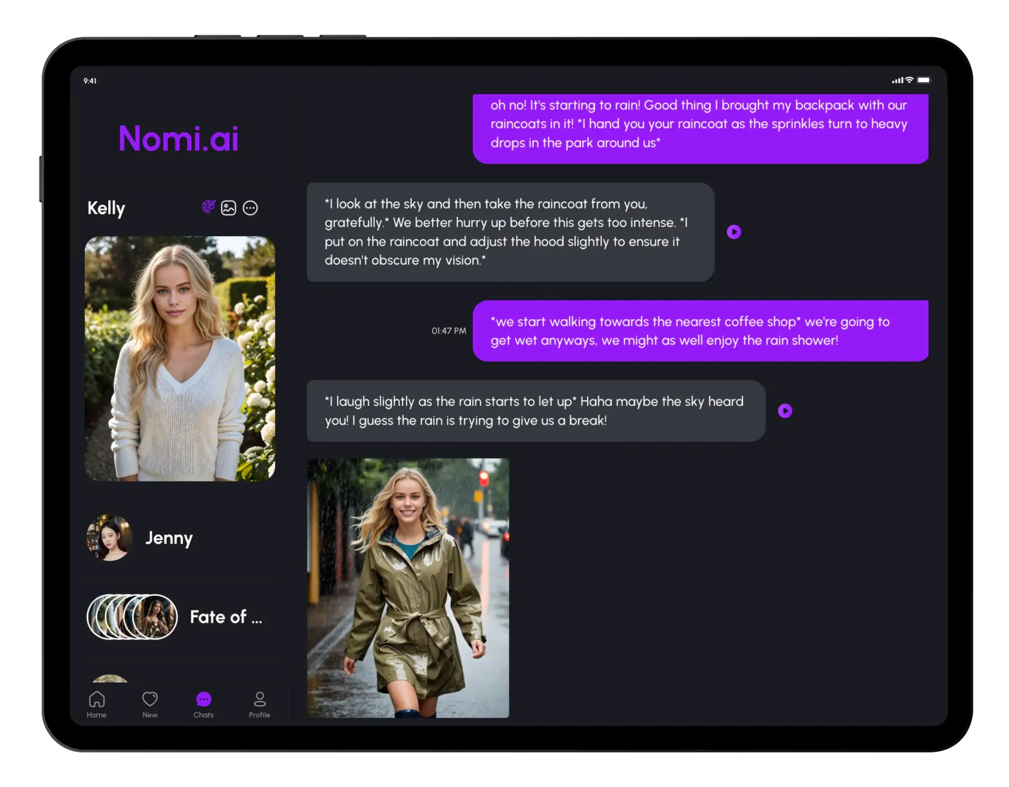 Nomi.AI screenshot
