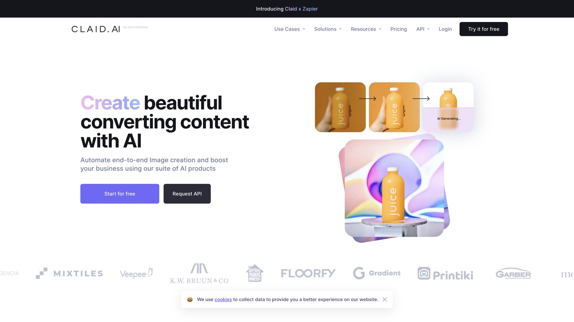 Claid.ai screenshot