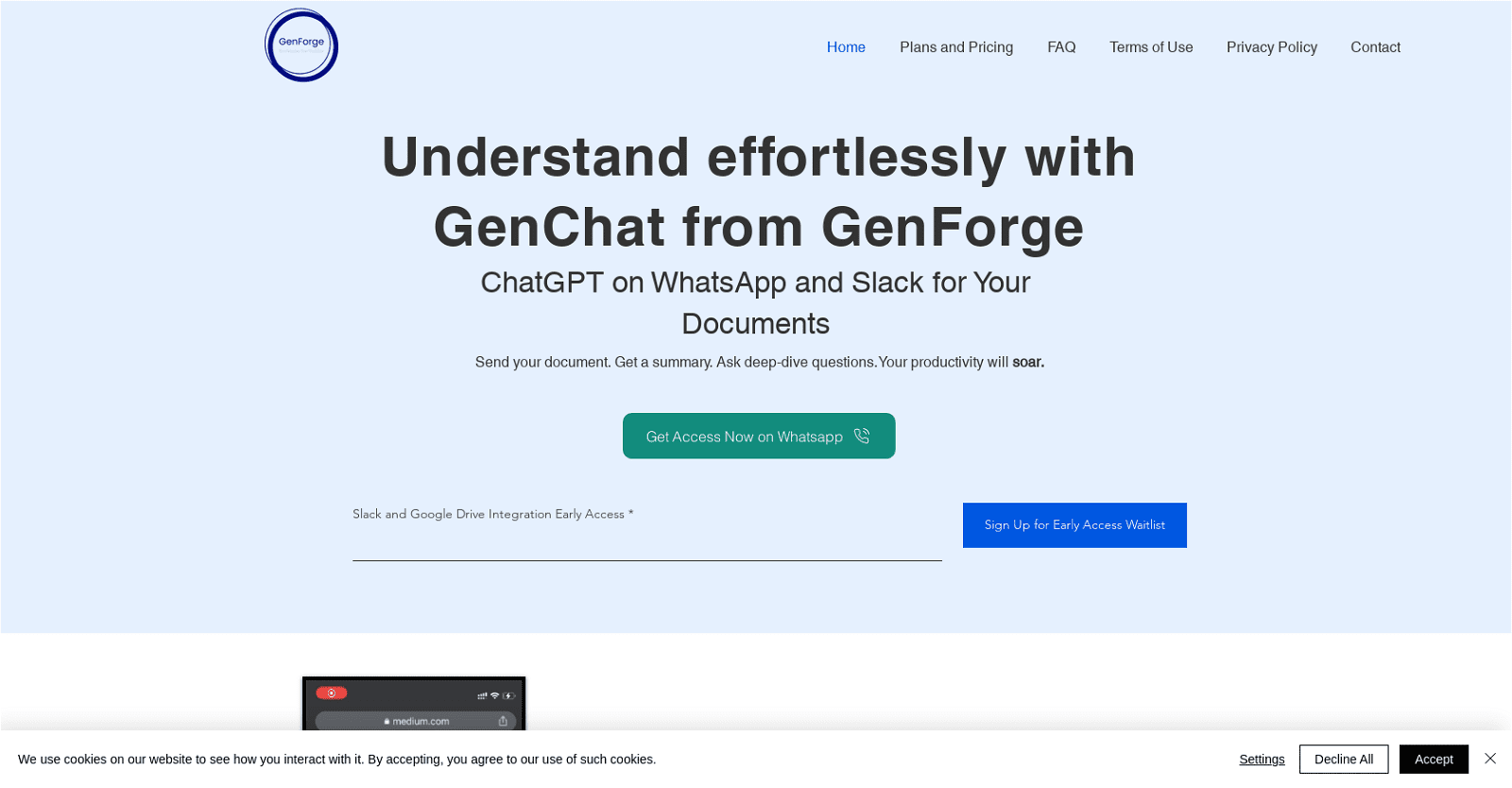 GenChat screenshot