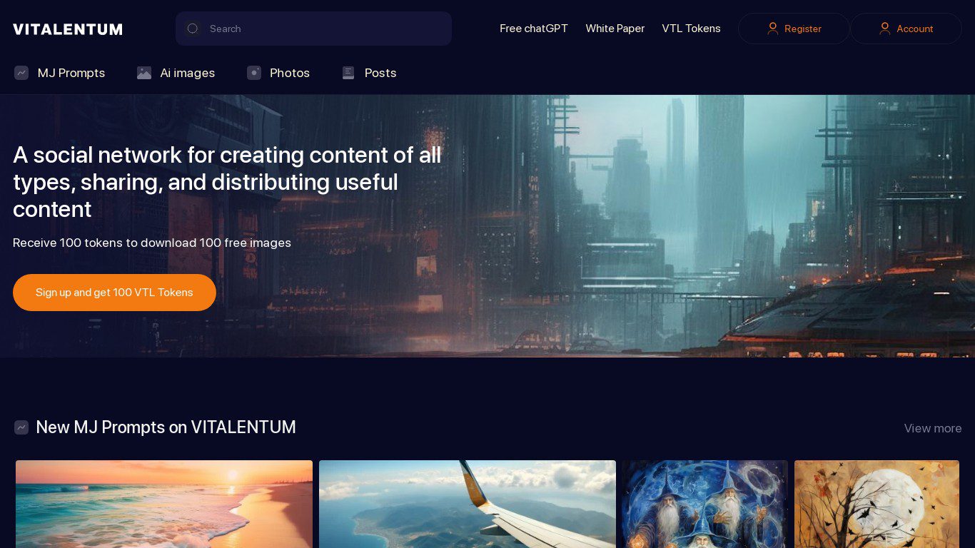 Vitalentum screenshot