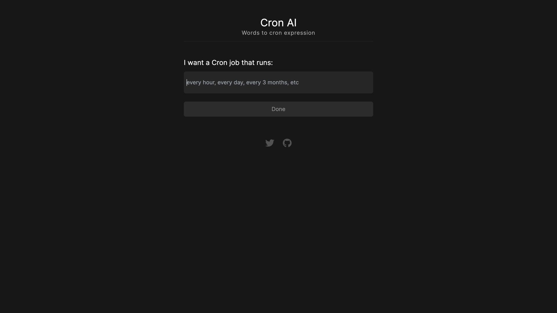 Cron AI screenshot