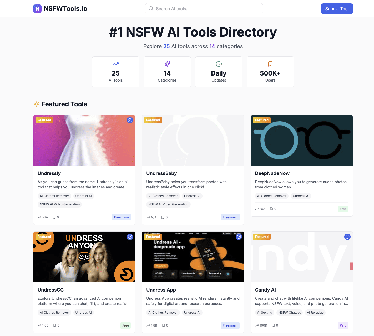 NSFWTools.io screenshot