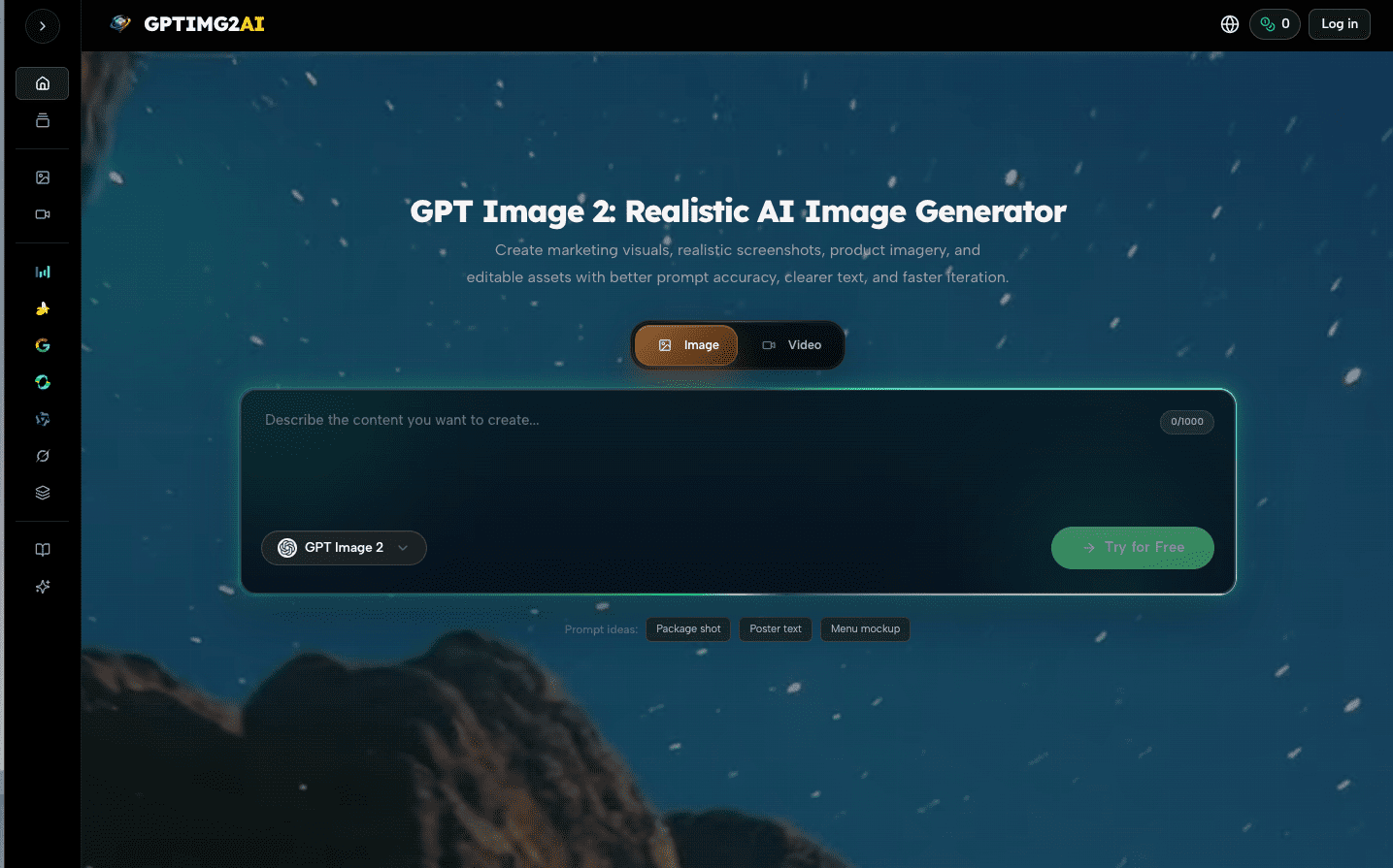 GPTIMG2 AI screenshot