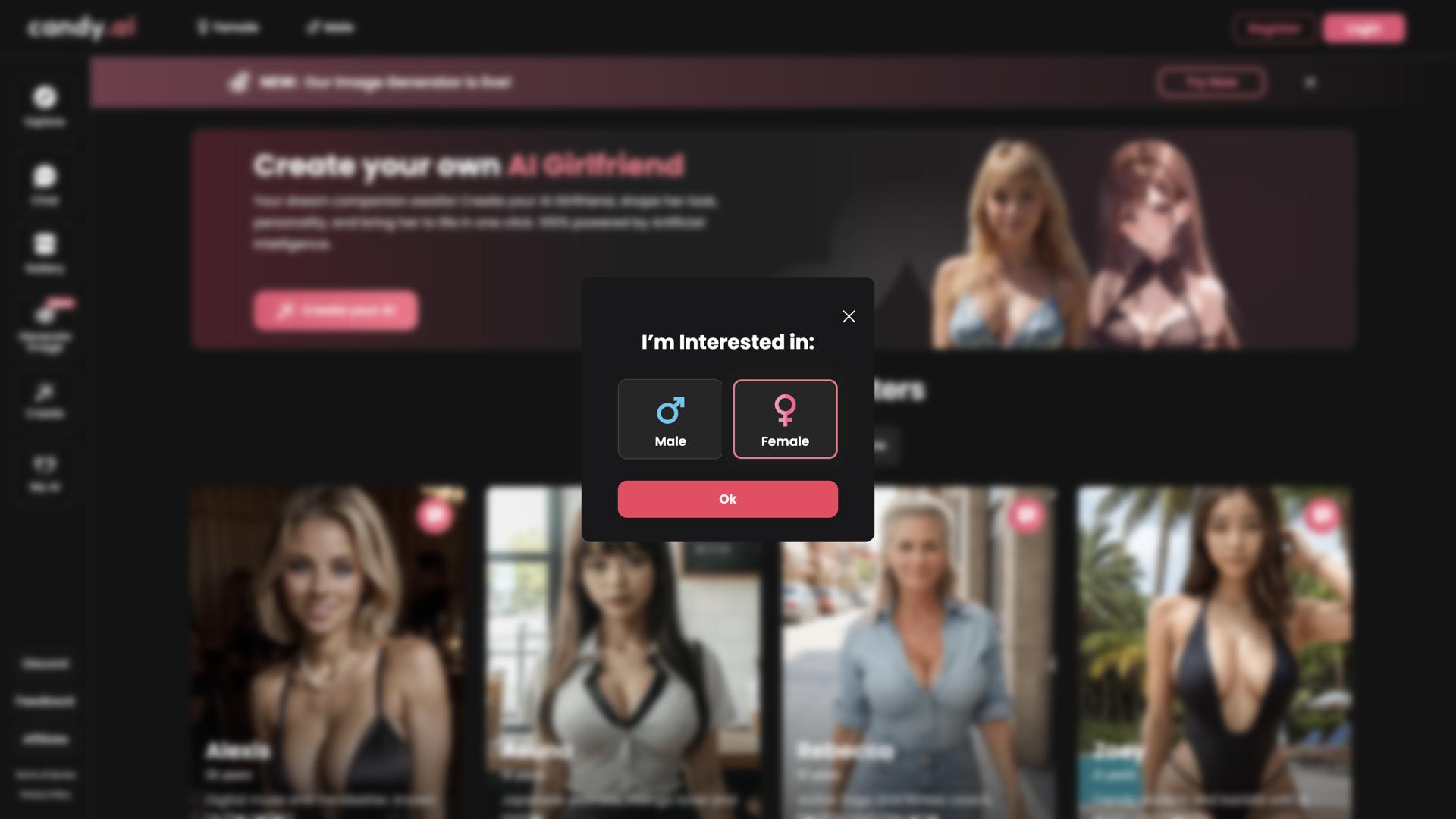 Candy.ai screenshot