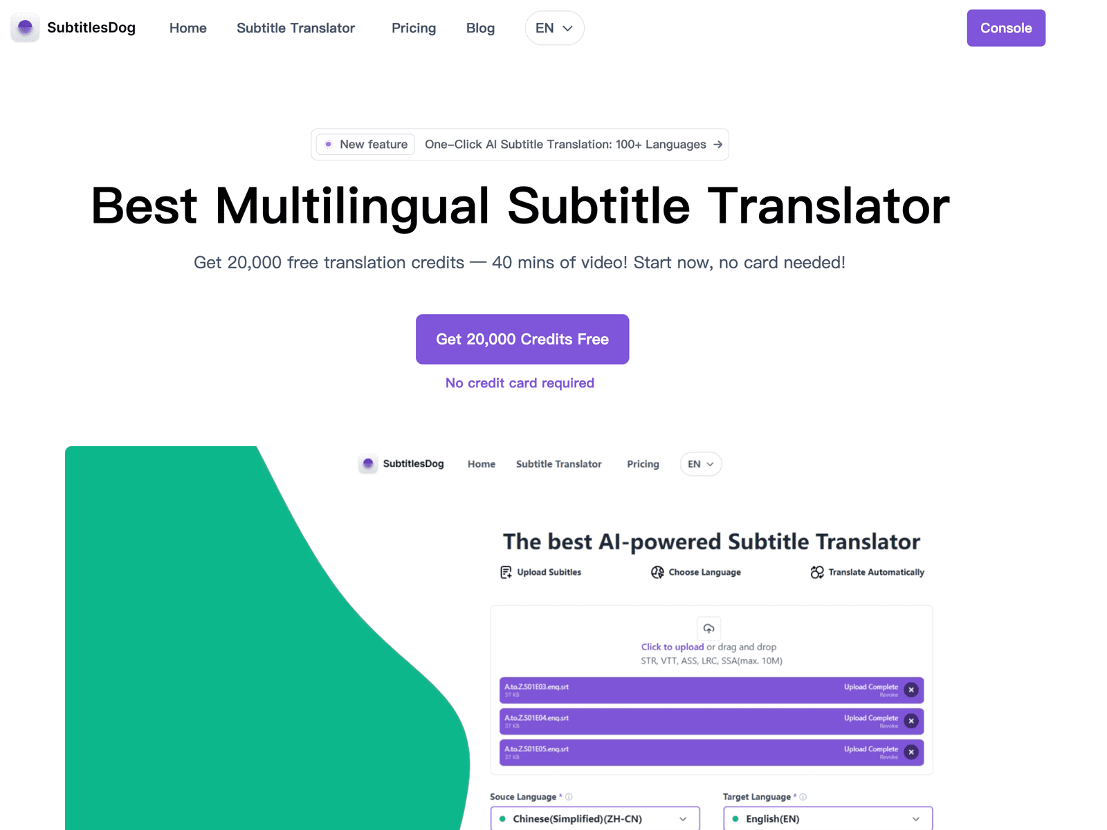 SubtitlesDog – Best Subtitle Translator screenshot