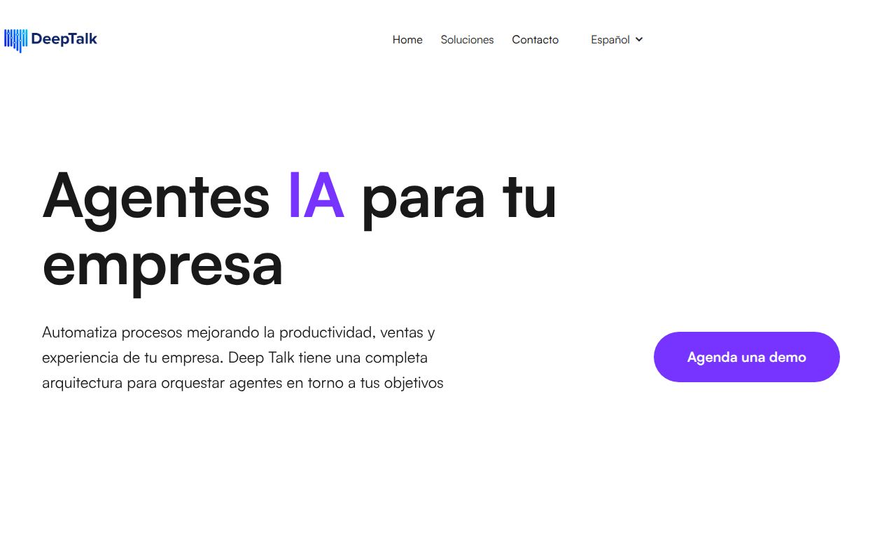 Deep Talk homepage