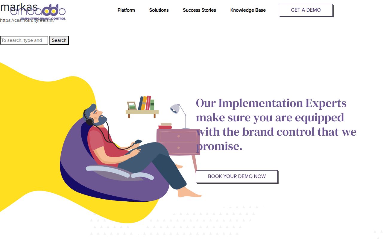 Brndaddo homepage screenshot