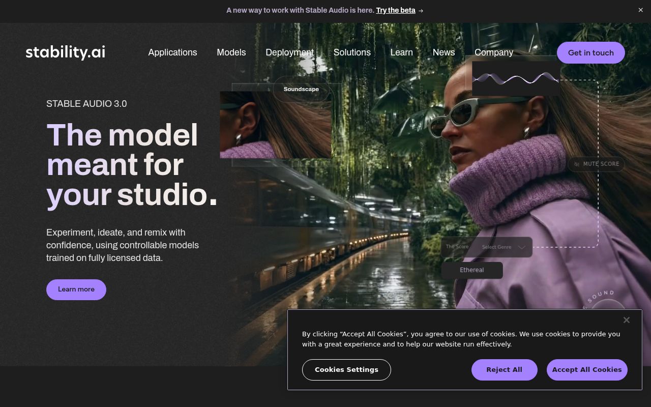 Stable Diffusion homepage