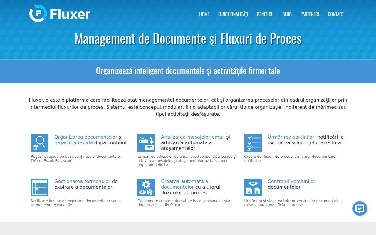 Fluxer homepage screenshot