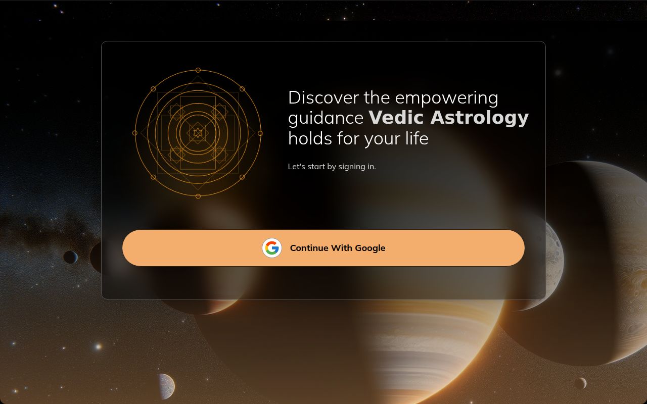AstroGPT homepage screenshot