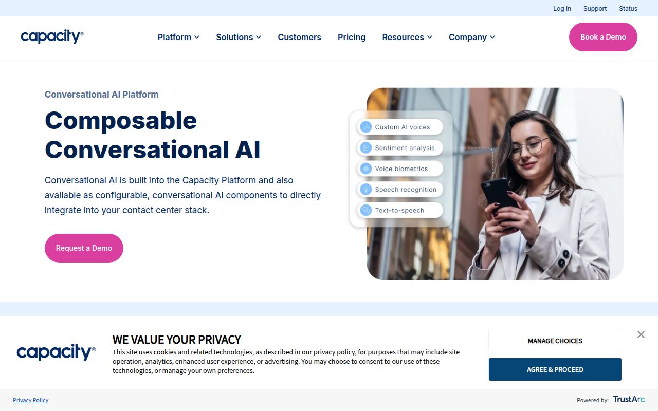 LumenVox Speech Engine homepage