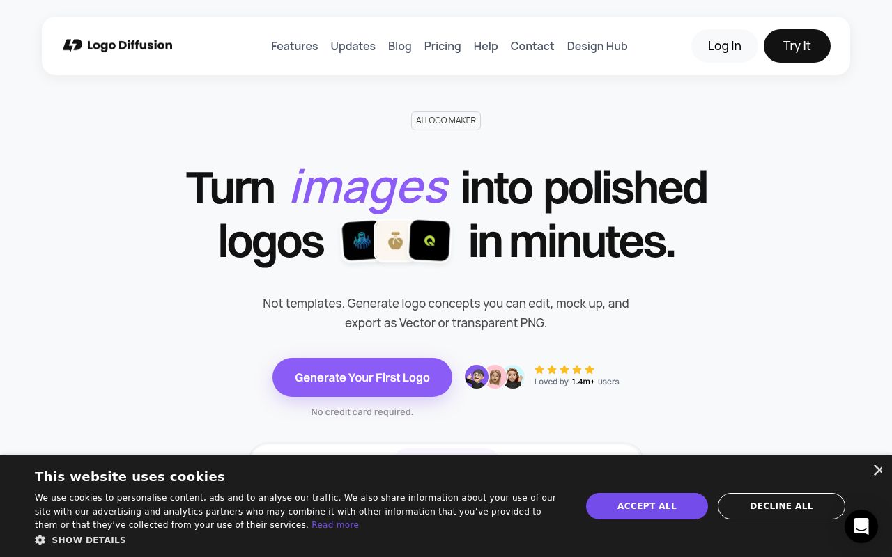 Logodiffusion homepage