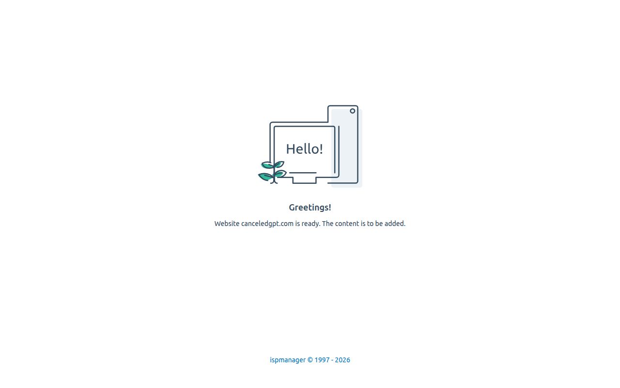 CanceledGPT homepage screenshot