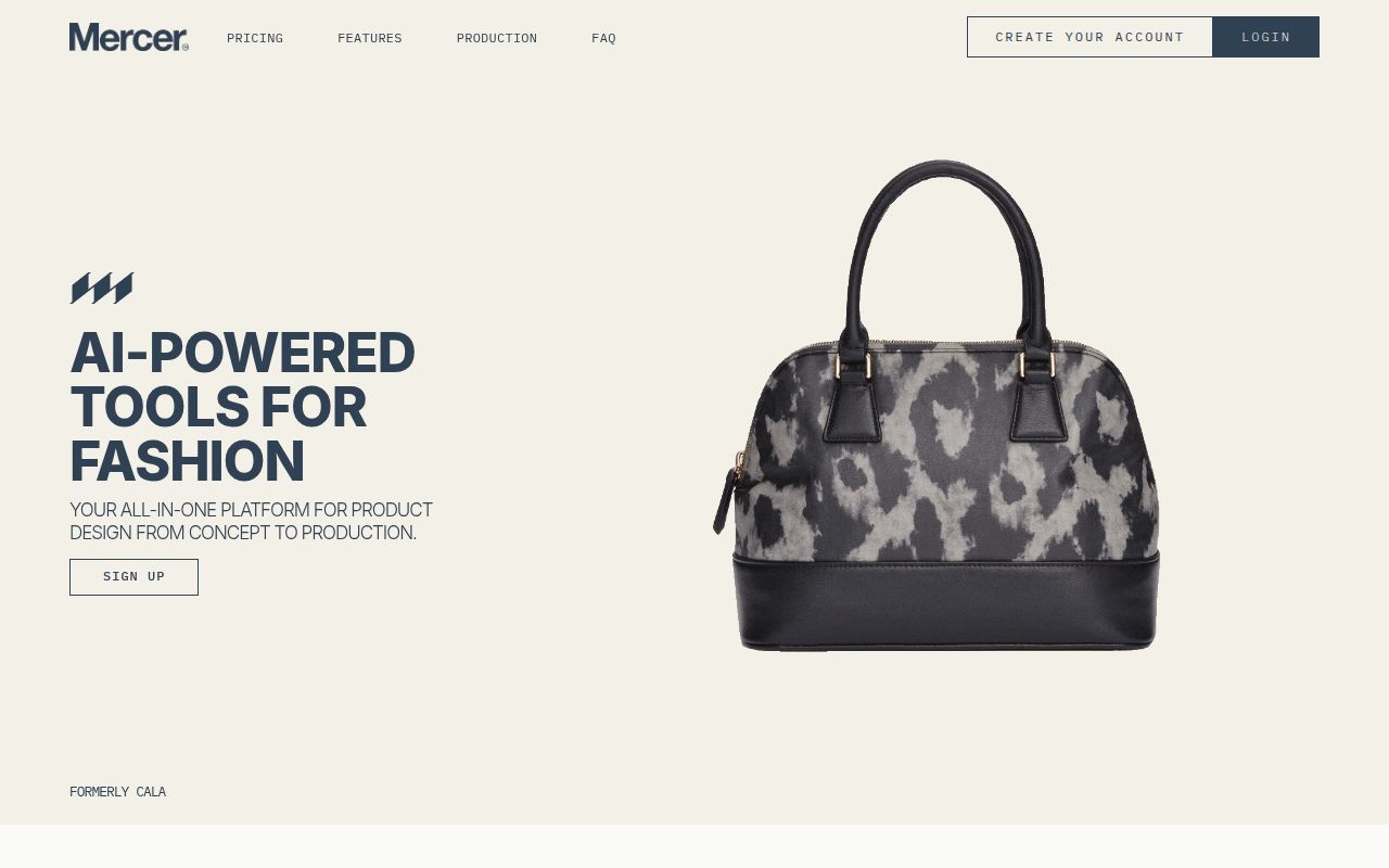 Cala homepage