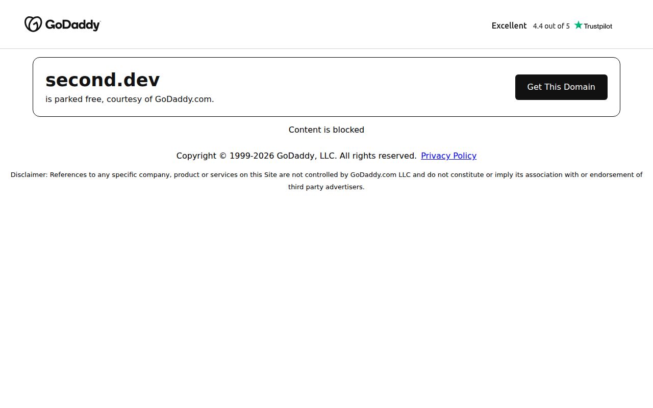 Second Home homepage screenshot