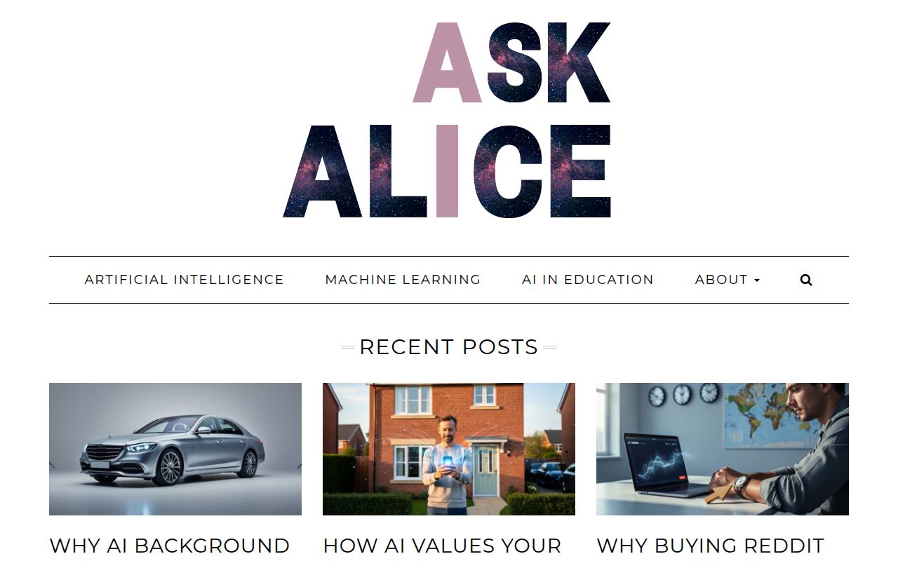 AIML homepage screenshot