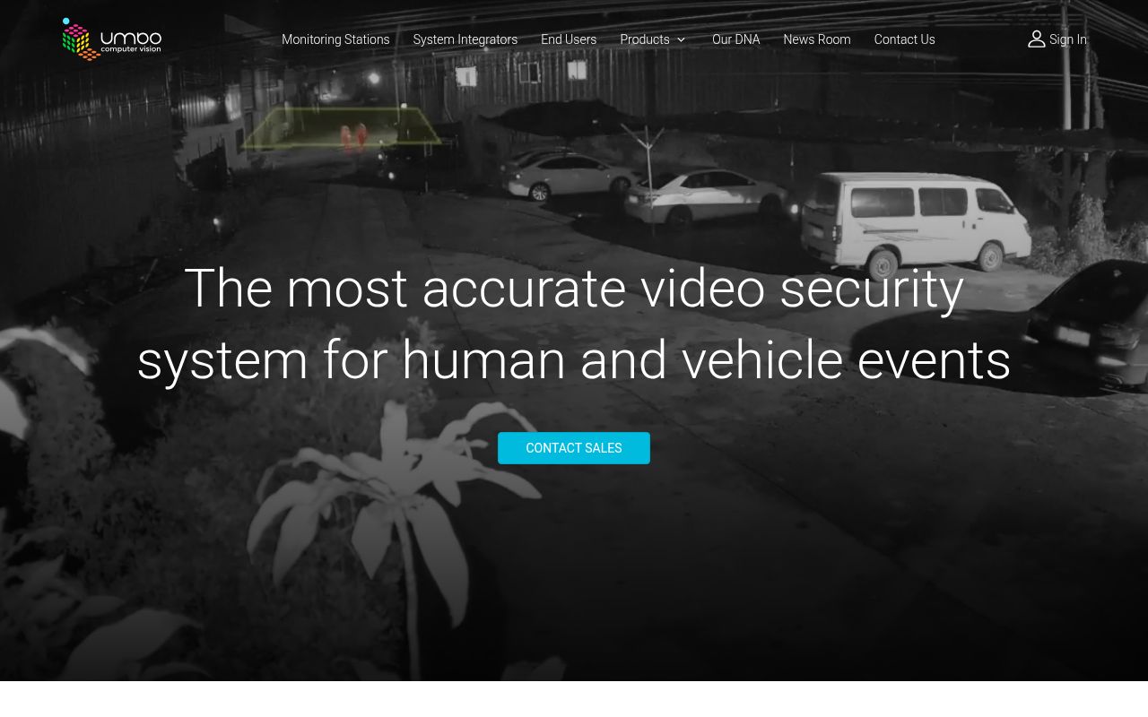UmboCV AI homepage screenshot
