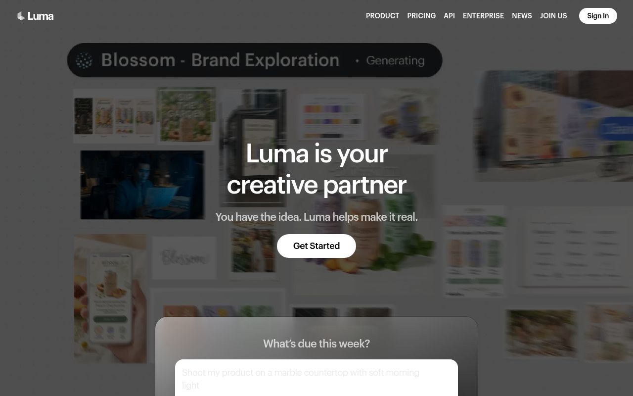 Imagine 3D homepage screenshot