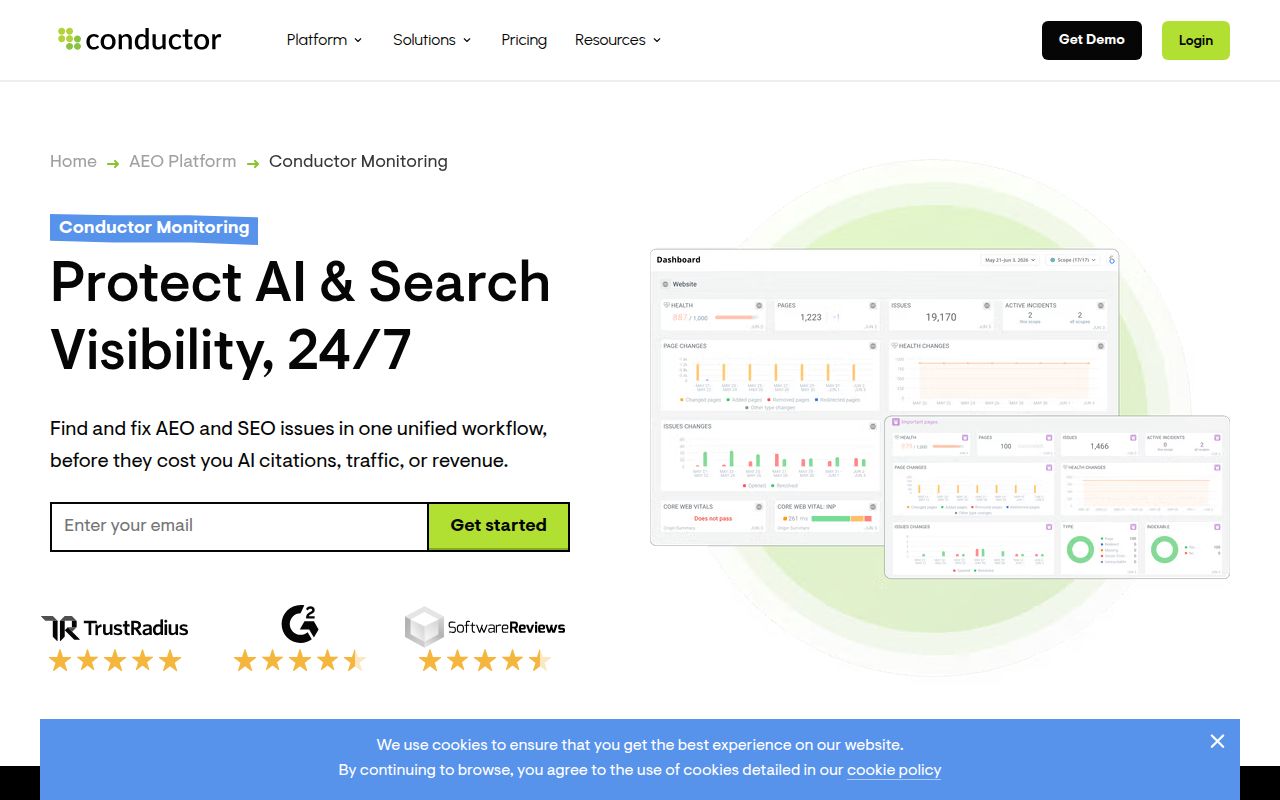 ContentKing homepage screenshot