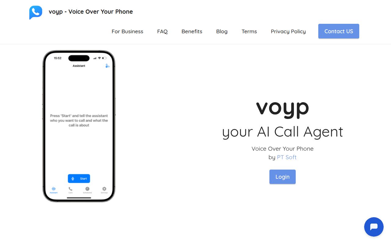 Voyp homepage