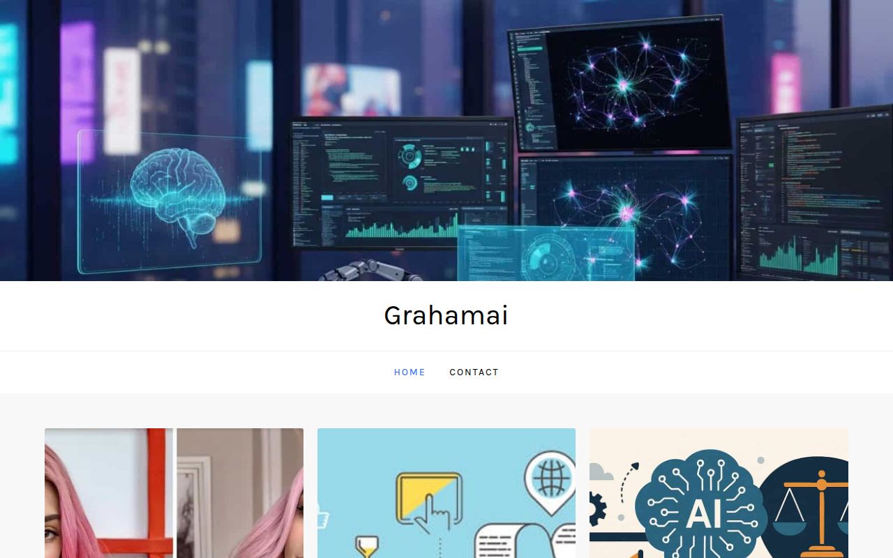 Graham AI homepage screenshot