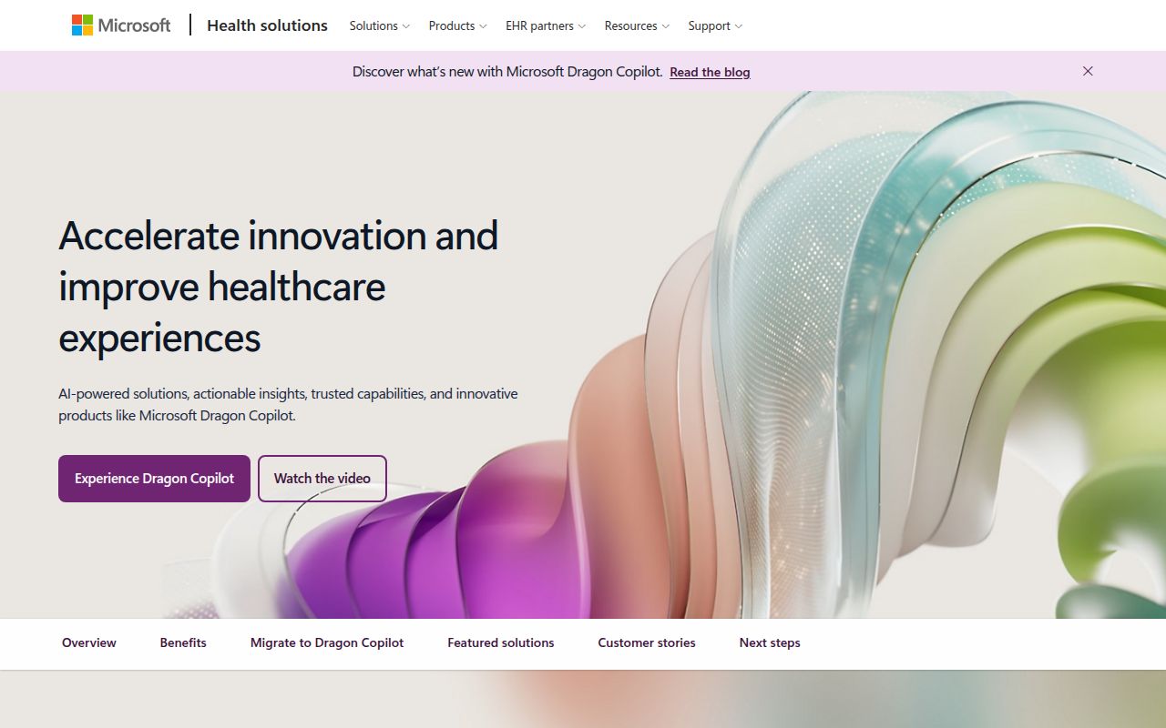 Nuance AI homepage screenshot
