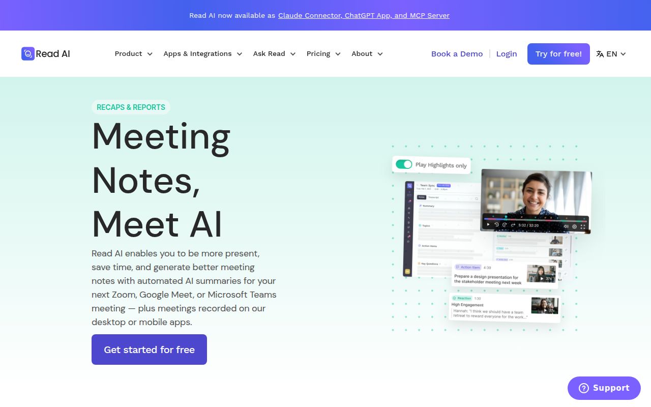 Transcription 2.0 homepage